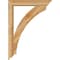 Ekena Millwork Thorton Traditional Rough Sawn Bracket w/ Offset Brace, Western Red Cedar, 6"W x 32"D x 44"H BKT0604X32X44THR01RWR - alternate 3